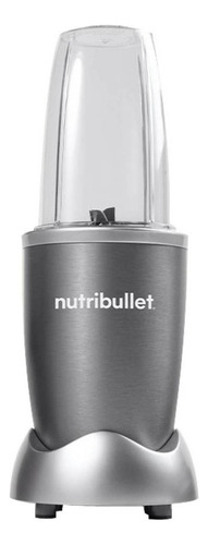 Licuadora portátil Nutribullet 600W 710 mL gris con vaso de tritan 120V - Incluye 5 accesorios