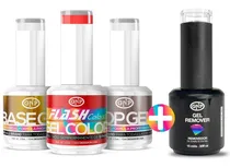 Comprar Kit Esmaltes Semipermanentes Gnp 15ml 21 Free + Removedor