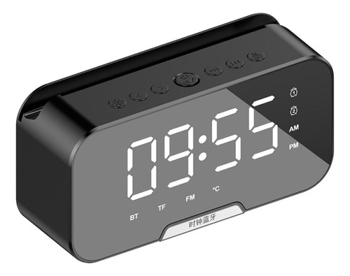 Reloj Digital De Mesa Led Con Despertador Con Pantalla De Es