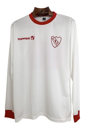 Camiseta Independiente 1983 - 1984 Bochini Blanca M. Larga