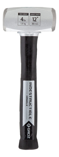 Groz 34551 12  Indestructible Striking Hammer, 4 Lb, Soft 30