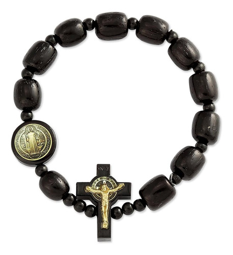 Catholica Shop I Catholic Wear Pulsera Elástica Con Medalla