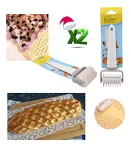 Comprar Rodillo Cortador De Masa Tipo Malla Tartas Pie Pan De Jamón