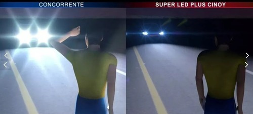 Imagem 5 de 6 de Par Lampada Led Cinoy Plus Farol Baixo Hb4 Silverado