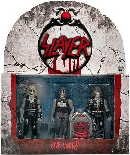 Slayer Reaction Live Undead Figura De Acción 3-pack