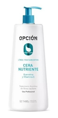 Cera Nutriente Opción Keratina Capilar Profesional 1480ml