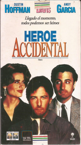 Heroe Accidental Vhs Dustin Hoffman Geena Davis Chevy Chase