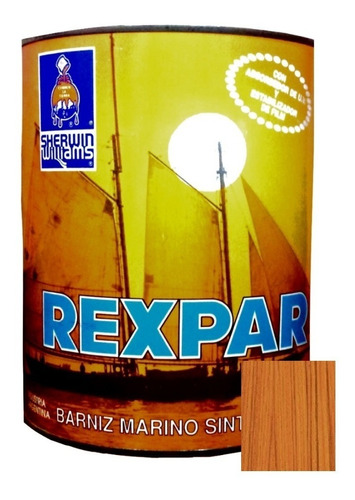 Barniz Rexpar Roble Claro Sherwin Williams 4 Lt Solo Envio