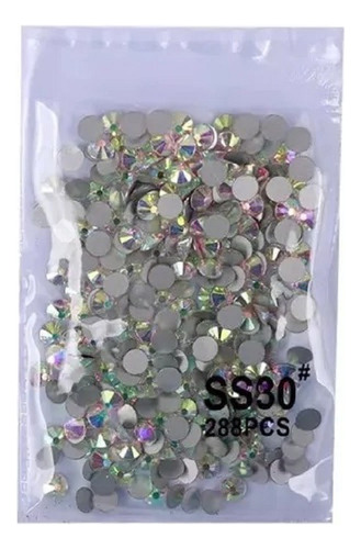 06 Paquetes De Swarovski Tornasol #30 (6.4mm) De 288 Piedras