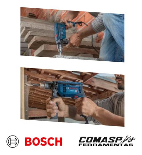 Furadeira Gsb 13 Re 127v Com Estojo De Brocas 41 Pcs Bosch