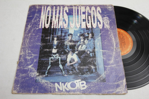 Vinilo New Kids On The Block No More Games 1990 Argentina