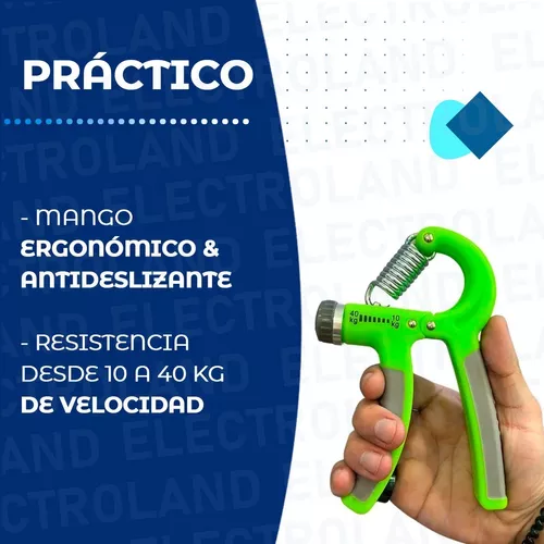 Ejercitador de Mano Dedos Grip Muñeca Antebrazos 10kg 40kg