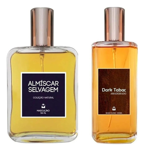 Kit De 2 Perfumes 100ml - Almíscar Selvagem + Dark Tabac