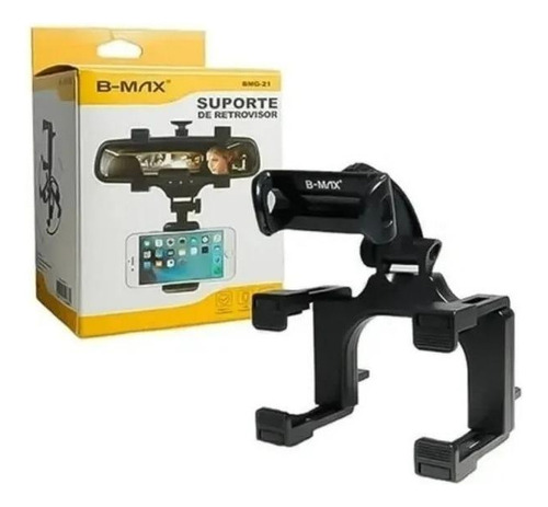 Suporte De Celular Retrovisor Veicular 360º Antiderrapante