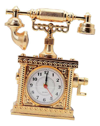 Reloj De Escritorio De Teléfono Retro, Adorno Modelo