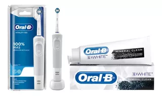 Cepillo Electrico Dental Oral B 100 Mas Crema Dental