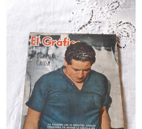 Revista El Grafico Nº 2251 28/11/1962 Adolfo Pedernera Gimna