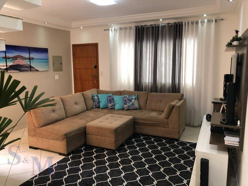 Imagem 1 de 23 de Sobrado Com 3 Dormitórios À Venda, 121 M² Por R$ 520.000,00 - Jardim Das Maravilhas - Santo André/sp - So0420