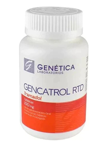 Gencatrol Rtd Tramadol 100mg 60 Tabletas