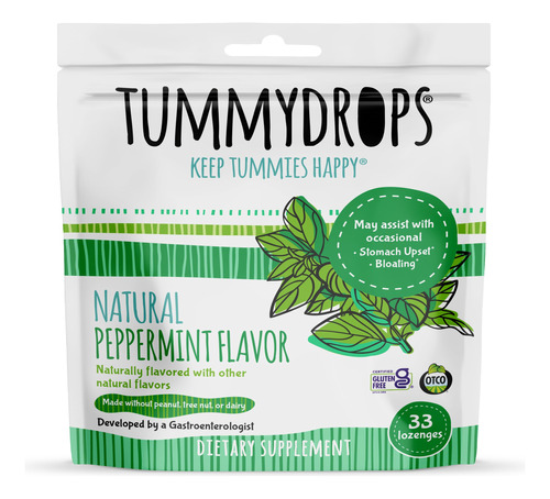 Tummydrops, Natural Peppermint, 30 Drops Ehn-td-p-02