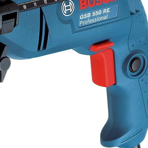 Imagen 2 de 6 de Taladro Percutor Bosch Gsb 550re 13mm 550w