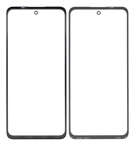 Tela Frontal: Vidro S/ Touch, Moto G52 + Cola Oca Aplicada.