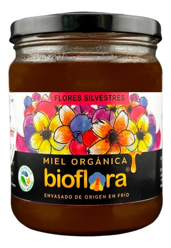 Miel Organica Artesanal Gourmet De Flores Silvestres 550g 