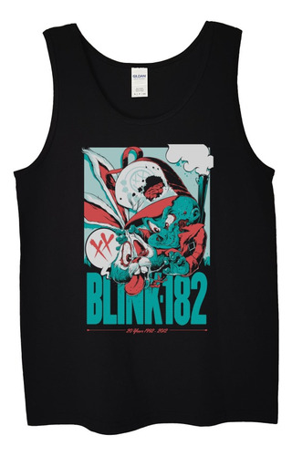 Polera Musculosa Blink 182 1992-2012 Conejo Punk Abominatron