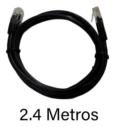 Imagen 2 de 5 de Patchcord Utp Glc 2.4 Mts Cat 6 1000 Mbps Cable De Red Rj45