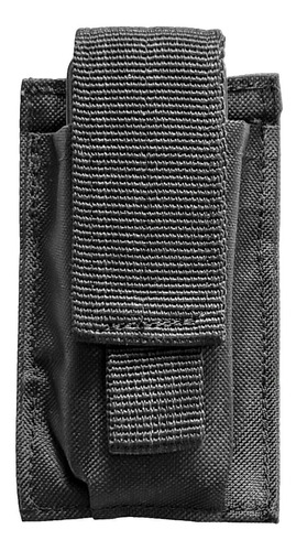 Porta Cargador 9mm Simple Táctico Sistema Molle Negro Verde 