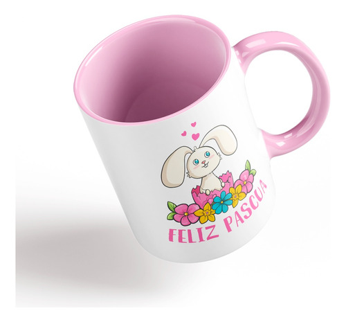 Tazón Taza Personalizada Feliz Pascua Colores Vol4.