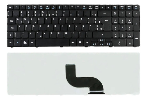 Teclado Acer 5536 5538 5736 5750 7750 Nsk-alc1d Nsk-alc1b Cor Preto