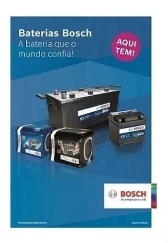 Bateria Automotiva Bosch 75ah 12v Frontier Hilux Omega S5X75DA