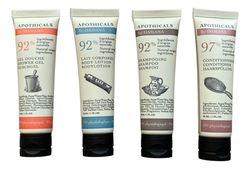 Apothicals By Damana Kit Cuidado Para Piel Y Cabello Vegano