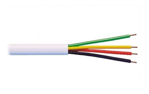 Imagen 3 de 3 de Cable De Alarma Bobina 100 Metros 4 Hilos Tienda Fisica
