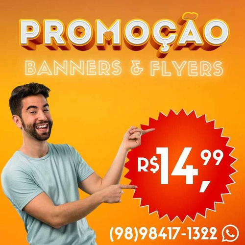 Imagem 1 de 1 de Banner E Flyer Promocional