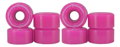 8 Rodas Traxart Quad Brilliant 58mm Rosa + Brinde 