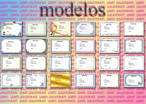Kit Imprimible Diplomas