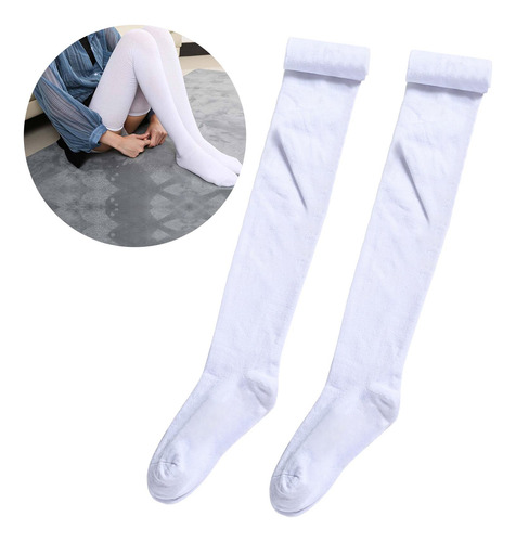 Calcetines Extra Altos De Señora Calentadores De Piernas