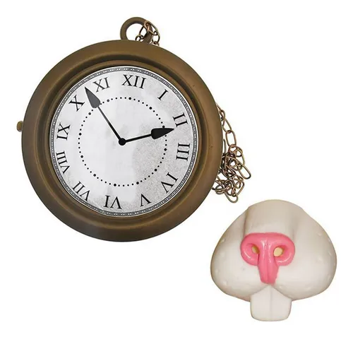 2025 Collar Con Reloj De Bolsillo Y Nariz De Conejo For