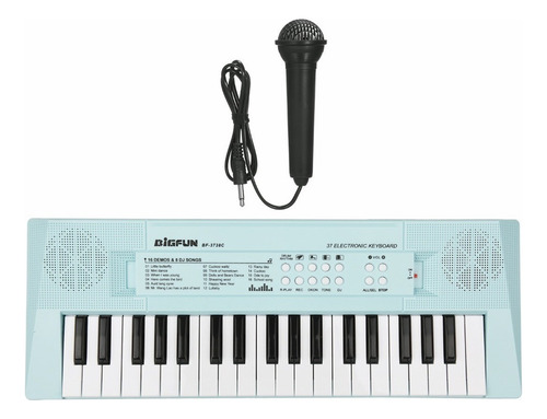 A Piano Electrónico Con Mini Teclado Piano De Teclado De 37