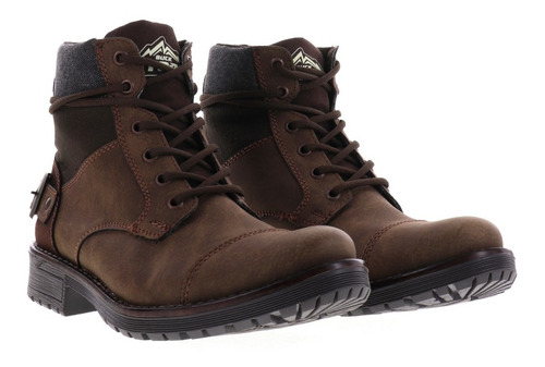 Imagen 3 de 4 de Botas Para Hombre Tacticas Industriales Cafe Erez