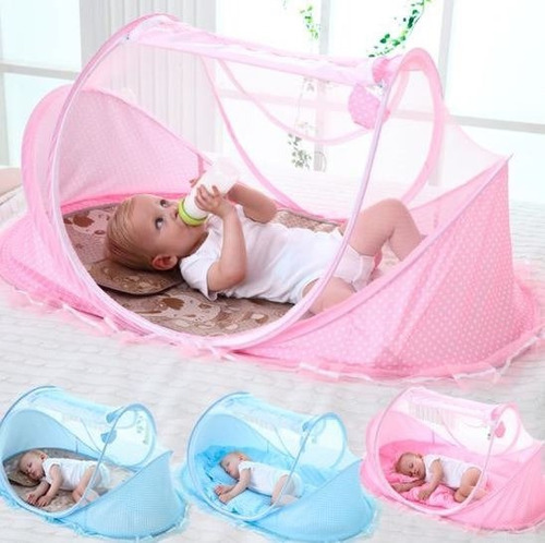 Protector Mosquitero Malla Para Cuna Cama Para Bebés