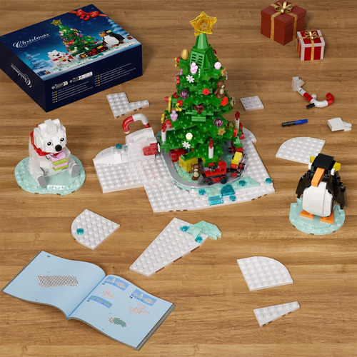 Kit De Construcción De Árbol De Navidad, Bloque De Construcc