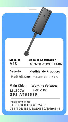 Gps Rastreador 4g Tiempo Real Y Plataforma Incluida