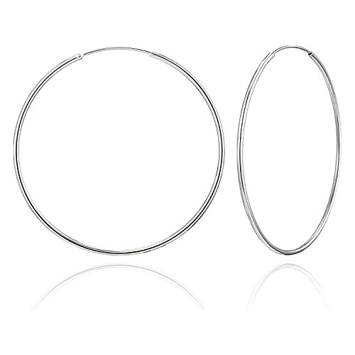 Aretes De Aro De Plata Para Mujer