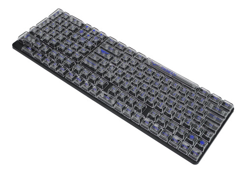 Teclado Mecánico Clear Keycaps, 132 Teclas, Altura Cbsa