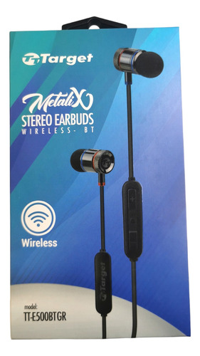 Audifonos Bluetooth Earbuds Target Tt-e500btgr