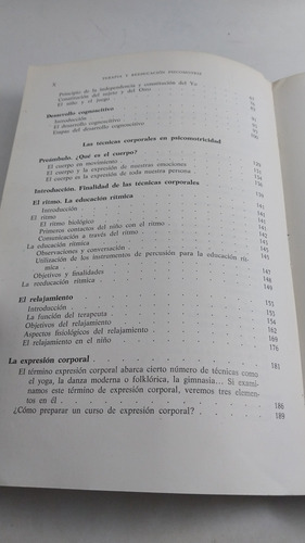 Terapia Y Reeducacion De Psicomotriz Defontaine (Usado)
