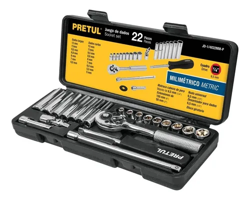 comprar Juego Autocle, Cuadro 1\u002F4  22 Pz, Milimétrico, Pretul 23980